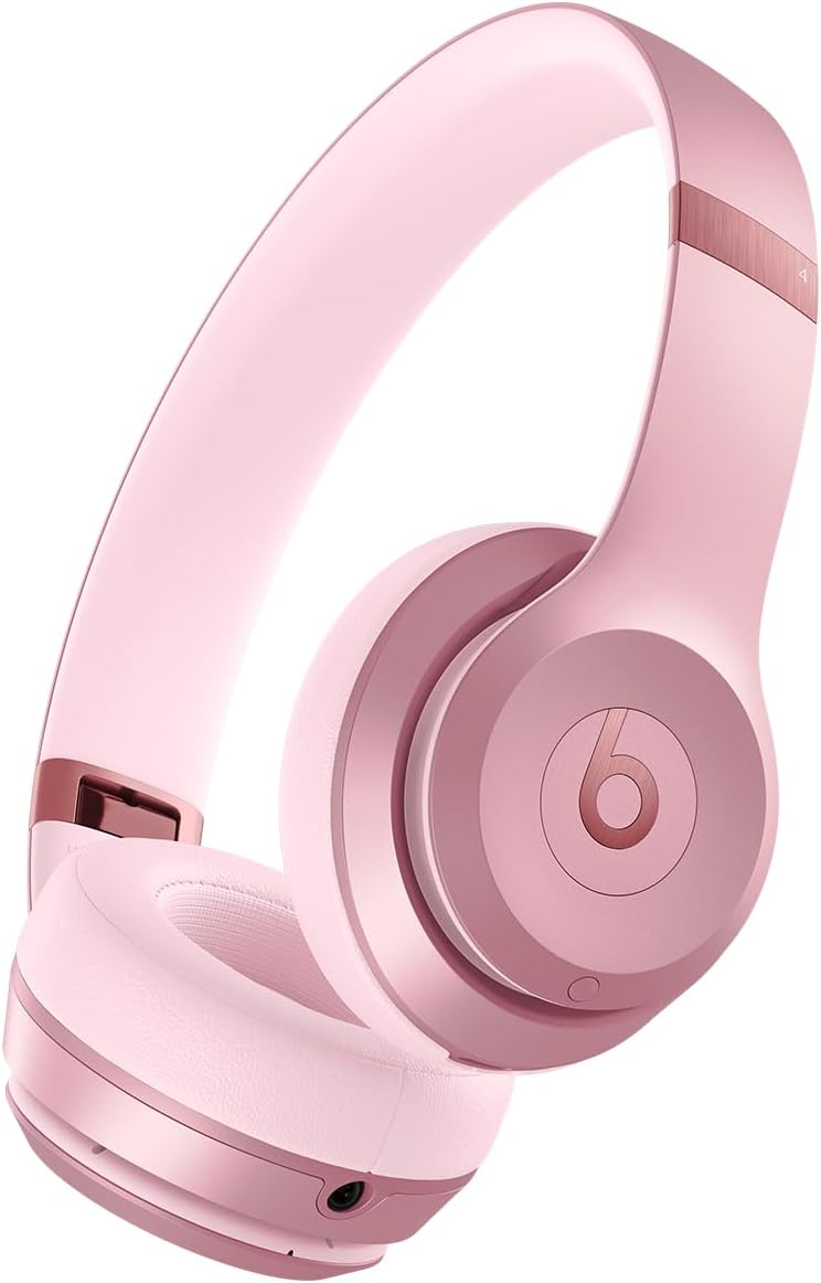 Wireless On-Ear Bluetooth Headphones, Up to 50-Hour Battery Life, Ultra-Lightweight Comfort, Powerful and Balanced Sound, Apple & Android Compatible - Amazon Exclusive Metallic Pink